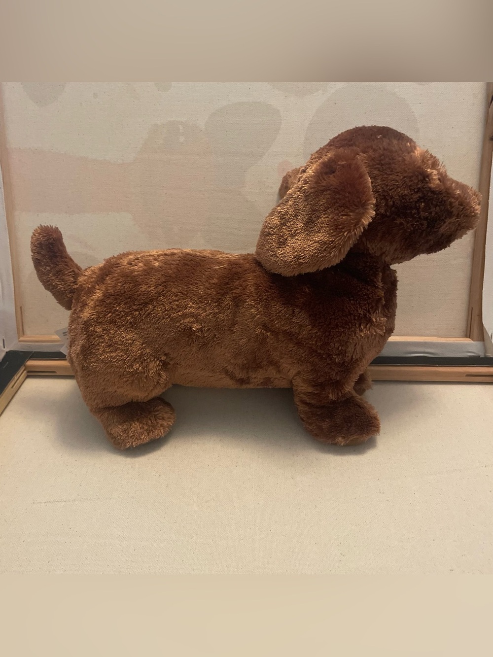 Ty Brown Dachshund Plush Toy Dog